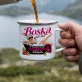 Kubek Emaliowany Na 60 Urodziny Prezent Dla 60 Latki Kobiety: Boska 60-Tka W Blasku