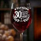 Kieliszek Do Wina Na 30 Rocznicę Ślubu Prezent Dla Kobiety: 30 Lat Razem Wino Kieliszek Do Wina Na 30 Rocznicę Ślubu Prezent Dla Kobiety: 30 Lat Razem Wino