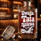 Karafka Do Whisky z Grawerem Dla Taty Prezent Na Dzień Ojca: Uwaga, Tata Nalewa Karafka Do Whisky z Grawerem Dla Taty Prezent Na Dzień Ojca: Uwaga, Tata Nalewa