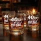 Szklanki Do Whisky z Grawerem Na 40 Rocznicę Ślubu Prezent Dla Pary: 40 Lat I Wciąż Na Tak