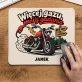 Podkładka Pod Myszkę Dla Motocyklisty Prezent Dla Mężczyzny: Więcej Gazu, Mniej Podkładka Pod Myszkę Dla Motocyklisty Prezent Dla Mężczyzny: Więcej Gazu, Mniej