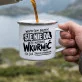 Kubek Emaliowany Dla Koleżanki Prezent Dla Kobiety: Wszystkim Dogodzić Się Kubek Emaliowany Dla Koleżanki Prezent Dla Kobiety: Wszystkim Dogodzić Się