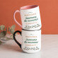 Stworzona do nauczania - Kubek ceramiczny z kolorowym rantem