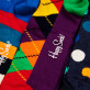 Stworzony do wędkowania - Happy Socks - Dots - Zestaw 4 par skarpet męskich