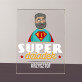 Super dziadek - Blok akrylowy z nadrukiem