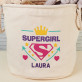 Supergirl - Imienny worek na zabawki 