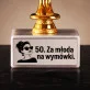 Statuetka Z Grawerem Na 50 Prezent Na 50 Urodziny Dla Kobiety: 50. Za Młoda Na Wymówki.