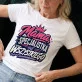Koszulka Damska Biała Na Dzień Mamy Prezent Dla Mamy Kobiety: Dowcipna Typografia