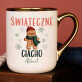 Świąteczne ciacho 2 - Kubek ceramiczny ze złotym rantem