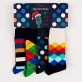Świąteczne piosenki - Happy Socks - Dots - Zestaw 4 par skarpet męskich
