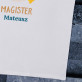 Świeżo upieczony magister - Koszulka męska z nadrukiem