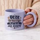 Kubek Z Okrągłym Uchem Dla Katechetki Prezent Dla Kobiety: Kazalnica I Kawa Kubek Z Okrągłym Uchem Dla Katechetki Prezent Dla Kobiety: Kazalnica I Kawa