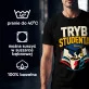 Koszulka Męska Dla Studenta Prezent Dla Mężczyzny: Tryb Studenta