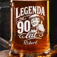 Kufel Personalizowany z Grawerem Na 90 Urodziny Prezent Dla 90 Latka Mężczyzny: Legendarne Lata