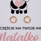 Szczęście ma twoje imię - Pozłacane kolczyki kółka