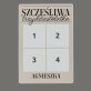 Szczęśliwa trzydziestolatka - Wydruk na szkle akrylowym z podstawką