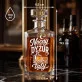 Karafka Do Whisky z Grawerem Dla Nowego Taty Prezent Na Dzień Ojca: Nocne Ojcostwo