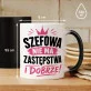 Kubek Z Nadrukiem Dla Szefowej Prezent Dla Kobiety: Nie Ma Zastępstwa Kubek Z Nadrukiem Dla Szefowej Prezent Dla Kobiety: Nie Ma Zastępstwa