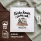 Album Na Zdjęcia Tradycyjny Na Dzień Nauczyciela Prezent Dla Nauczyciela Kobiety: Kreda, Kawa, Cichy Cud