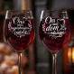 Dwa Kieliszki Do Wina Dla Pary Młodej Prezent Na Ślub Dla Pary: Duet Nowożeńcy