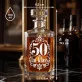 Karafka Do Whisky z Grawerem Na 50 Urodziny Prezent: 50 Lat Klasy Karafka Do Whisky z Grawerem Na 50 Urodziny Prezent: 50 Lat Klasy