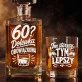 Zestaw Do Whisky Na 60 Urodziny Prezent Dla Mężczyzny: 60? Dolewka Obowiązkowa Zestaw Do Whisky Na 60 Urodziny Prezent Dla Mężczyzny: 60? Dolewka Obowiązkowa