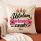 Poduszka Dekoracyjna Dla Młodej Kobiety Prezent Dla Kobiety: Ustalam Własne Zasady