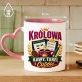Kubek Z Nadrukiem Dla Koleżanki Z Pracy Prezent Dla Kobiety: Królowa Kawy Tabel I Cudów Kubek Z Nadrukiem Dla Koleżanki Z Pracy Prezent Dla Kobiety: Królowa Kawy Tabel I Cudów
