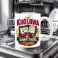 Kubek Z Nadrukiem Dla Koleżanki Z Pracy Prezent Dla Kobiety: Królowa Kawy Tabel I Cudów Kubek Z Nadrukiem Dla Koleżanki Z Pracy Prezent Dla Kobiety: Królowa Kawy Tabel I Cudów