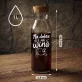 Karafka Do Wina Dla Pary Młodej Prezent Na Ślub Dla Pary: Doodle Zakochanych Karafka Do Wina Dla Pary Młodej Prezent Na Ślub Dla Pary: Doodle Zakochanych