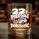 Szklanka Do Whisky Dla 22 Latka Prezent Na 20 Urodziny Dla Mężczyzny: 22 I Pierdolę Dorosłość Szklanka Do Whisky Dla 22 Latka Prezent Na 20 Urodziny Dla Mężczyzny: 22 I Pierdolę Dorosłość