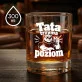 Szklanka Do Whisky Na Dzień Ojca Prezent Dla Taty Mężczyzny: Tata Trzyma Poziom