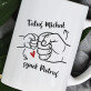 Tata dziecko rączka - Personalizowany Kubek