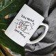 Tata dziecko rączka - Personalizowany Kubek