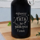 Tata w galaktyce - Butelka na wodę 0,4l z grawerem