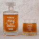  tata w galaktyce - Zestaw Grawerowana Karafka 0,7 i Szklanki Do Whisky