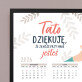 Tato dziękuję, że jesteś - Kalendarz w ramce Tato dziękuję, że jesteś - Kalendarz w ramce
