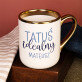 Tatuś idealny - Kubek ceramiczny ze złotym rantem