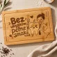 Deska Do Krojenia Dla Dentystki Prezent Dla Kobiety: Kuchnia Bez Ubytków