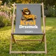 Leżak Z Nadrukiem Dla Mężczyzny Prezent Dla Mężczyzny: Król Drzemek - Lew Na Leżaku