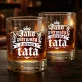 Szklanka Do Whisky Na Dzień Ojca Prezent Dla Taty Mężczyzny: Jako Pierwszy Nalewa Tata
