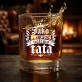 Szklanka Do Whisky Na Dzień Ojca Prezent Dla Taty Mężczyzny: Jako Pierwszy Nalewa Tata