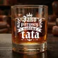 Szklanka Do Whisky Na Dzień Ojca Prezent Dla Taty Mężczyzny: Jako Pierwszy Nalewa Tata