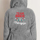 Team bride - Szlafrok polarowy z kapturem