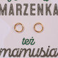 Teściowa też mamusia - Pozłacane kolczyki kółka