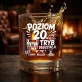 Szklanka Do Whisky Dla 20 Latka Prezent Na 20 Urodziny Dla Mężczyzny: Poziom 20. Tryb Degustacji. Szklanka Do Whisky Dla 20 Latka Prezent Na 20 Urodziny Dla Mężczyzny: Poziom 20. Tryb Degustacji.