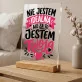 Druk Na Szkle Dla Partnerki Prezent Na Walentynki Dla Kobiety: Nieidealna, Ale Twoja Druk Na Szkle Dla Partnerki Prezent Na Walentynki Dla Kobiety: Nieidealna, Ale Twoja