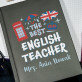 The best english teacher - notatnik A5 z nadrukiem