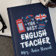 The best english teacher - notatnik A5 z nadrukiem