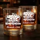Szklanki Do Whisky z Grawerem Na Ślub Prezent Dla Pary Młodej Pary: Razem Bez Kompromisów